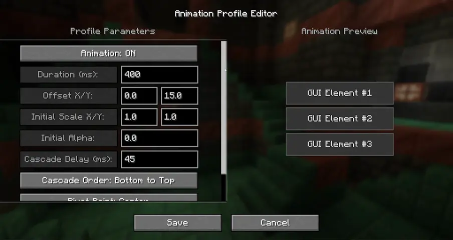 EaseGUI - ������������ ��������� [1.21.1]