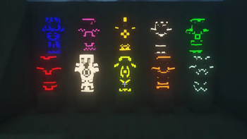 glowing trims