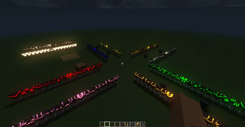 glowing trims