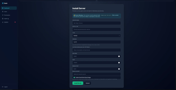 NeoDash - Install Server's