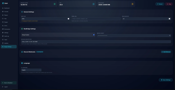 Dash - Plugin/Mod Settings