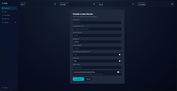 NeoDash - Create a new Server