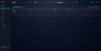 Dash - Player Management