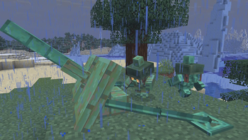 Taiga copper golems