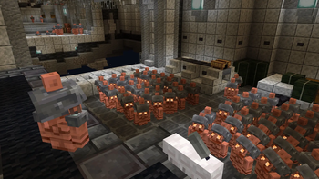 Cave and mountains commander and copper golems