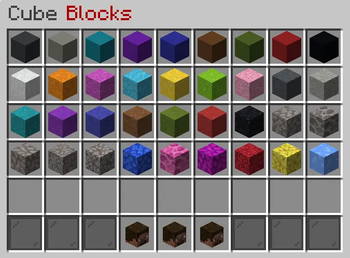 select your custom block for cube !