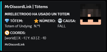 Totem Usage Embed