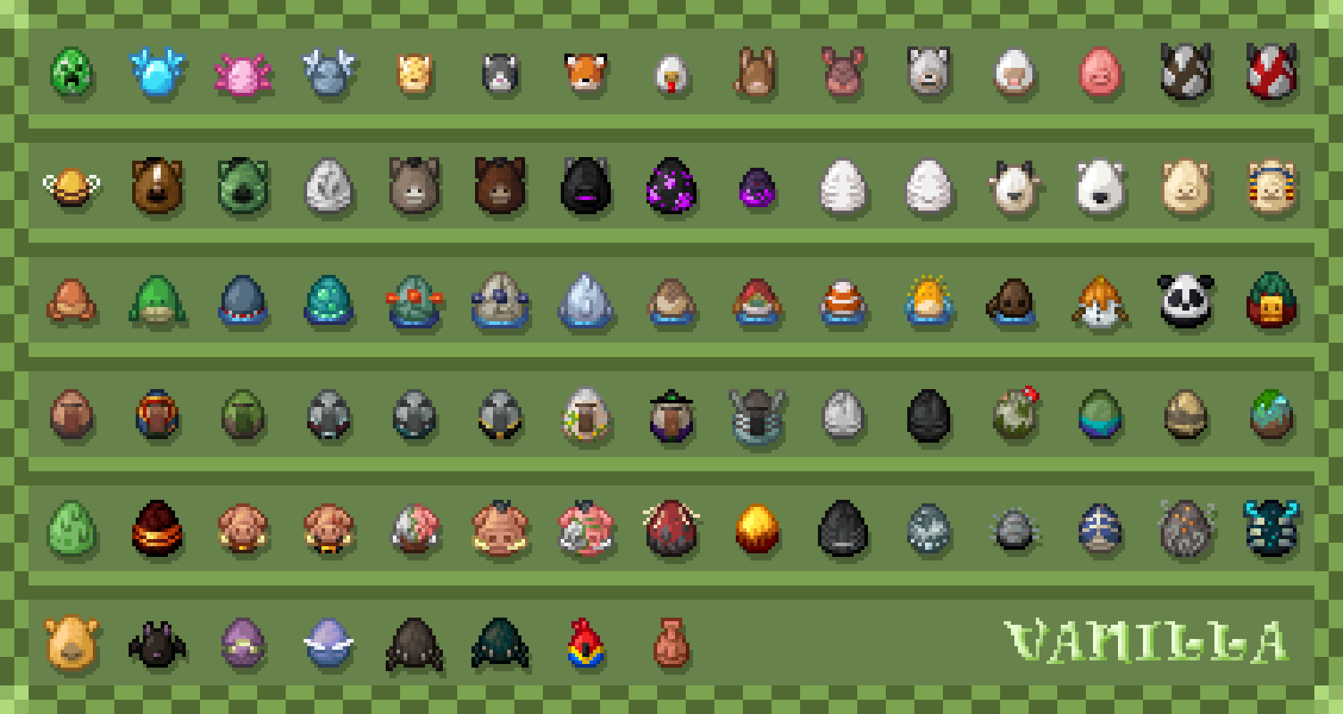 Vanilla Spawn Eggs