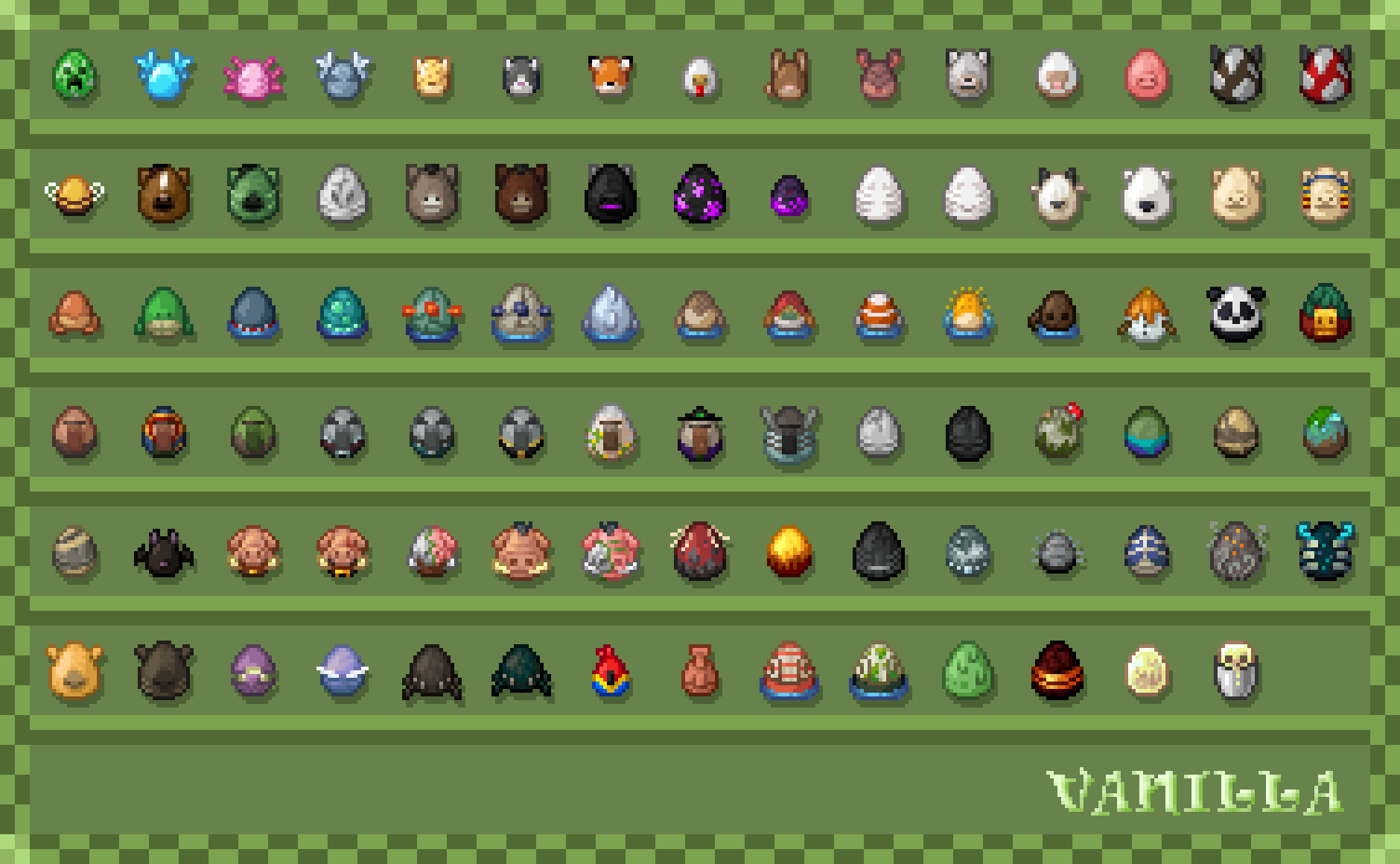 Vanilla Spawn Eggs