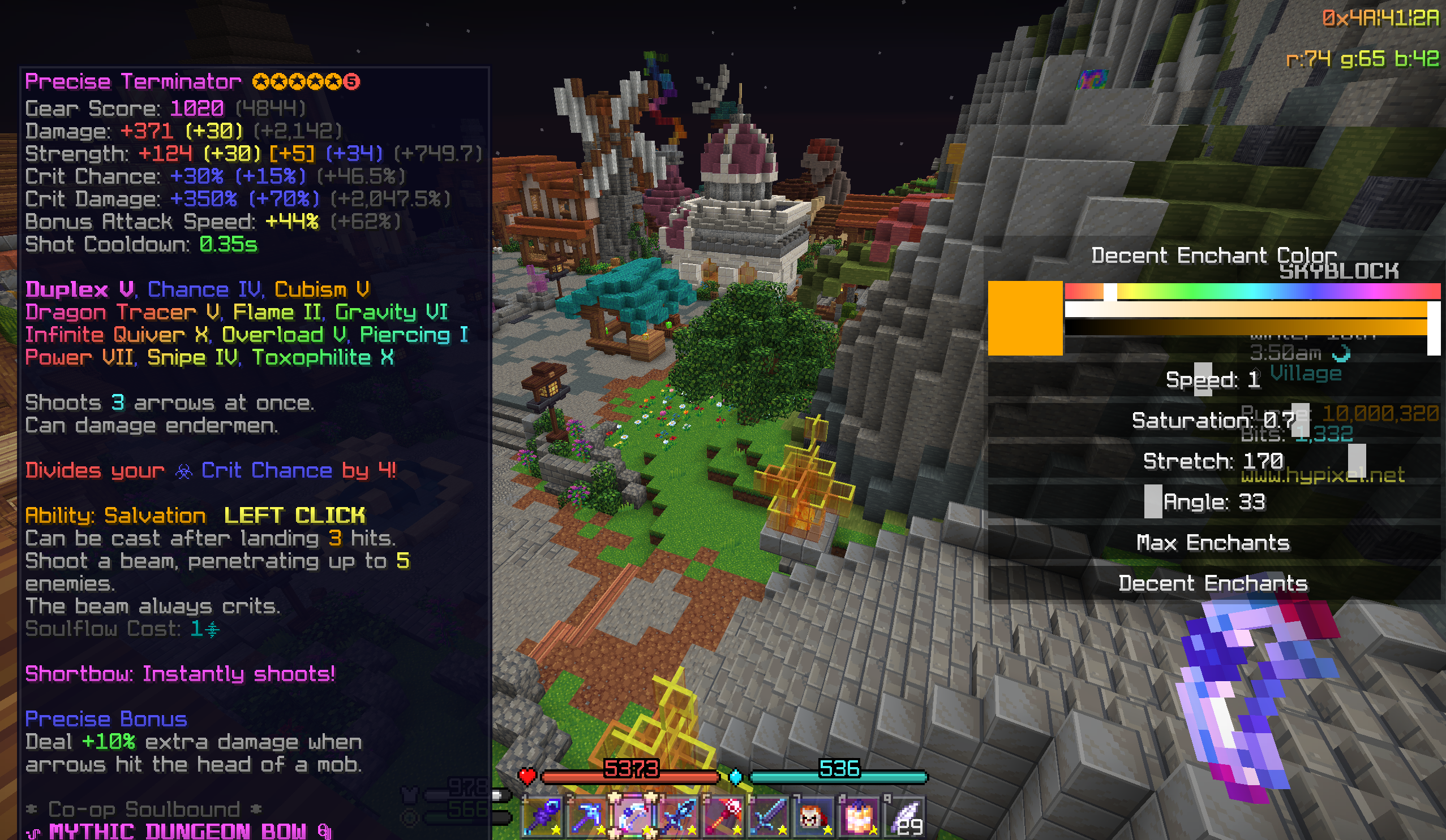 Rainbow Max Enchants Config