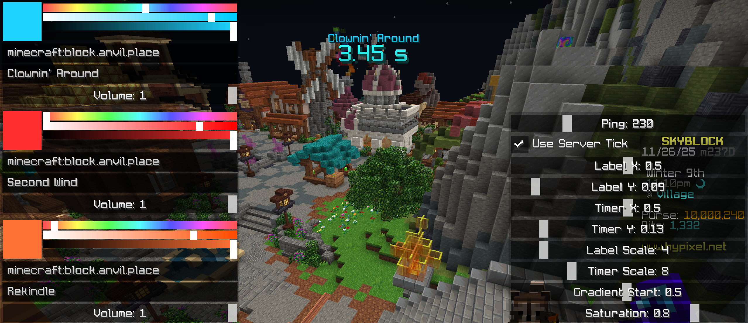Undying Timer Config
