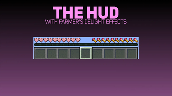 The HUD with Farmer's Delight