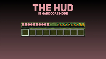The HUD in Hardcore Mode