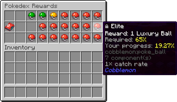 Cobblemon: Pokedex Rewards — screenshot 1