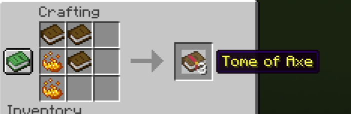 tome of axe recipe