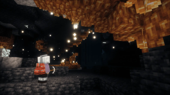 Enter the caves...