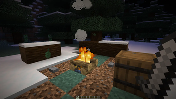 Snowy Campsite
