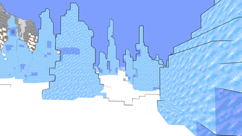 The ice 
