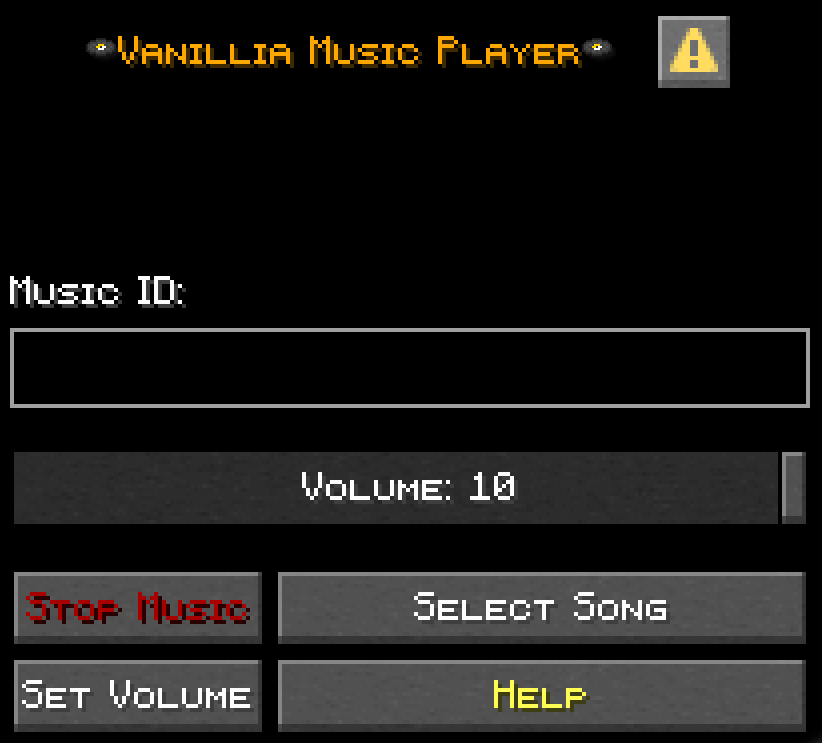 Music Player Menu