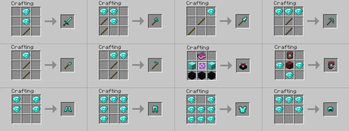 Diamond Gem and Diamond recipes