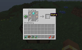 Elytra Crafting Recipe