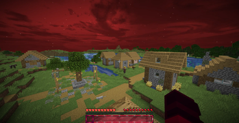 Red Inventory + Night Sky