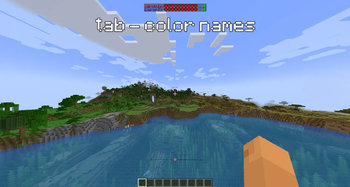 Colored Tab Names