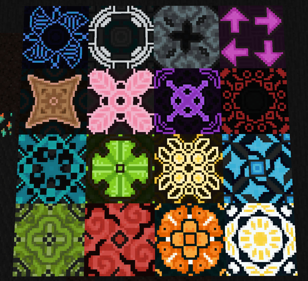 glowing glazed terracotta