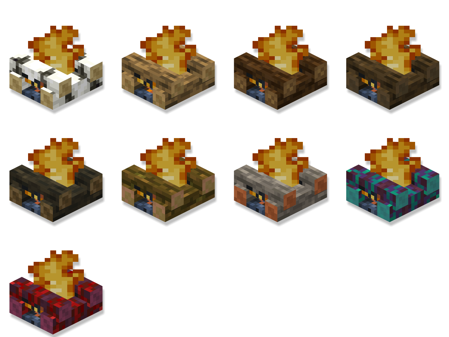 Biome Dependent Campfires [Gif]