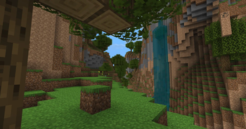 Ravine With Waterfall
