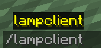 Lamp Client command