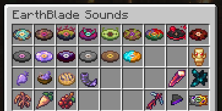 All Music Discs, Items