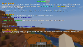 Help Screen