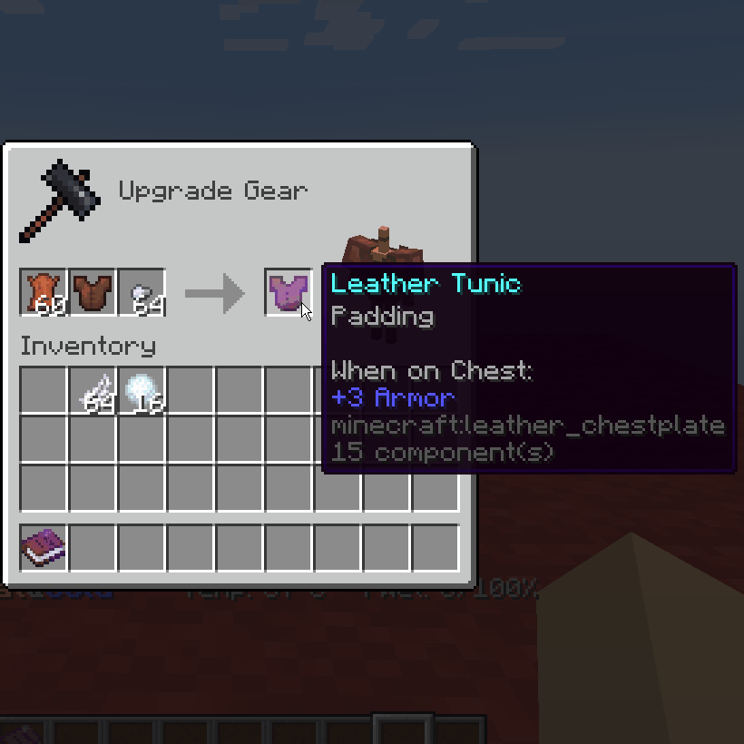 Enchantment recipes