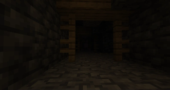 A creature in the dark