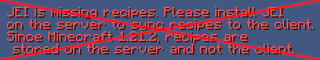 No more JEI warnings