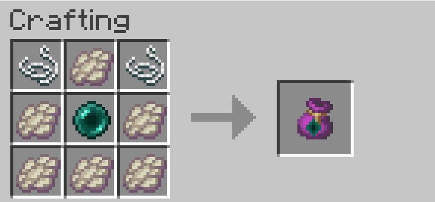 Dimensional Sack Crafting Recipe