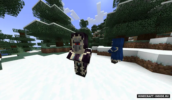 Illagers in the snow biome