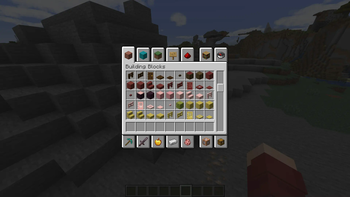 Creative inventory (vanilla)