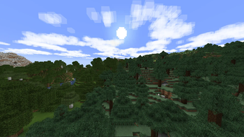 Spruce and regular forest sunrise (Psora's Tweaks)