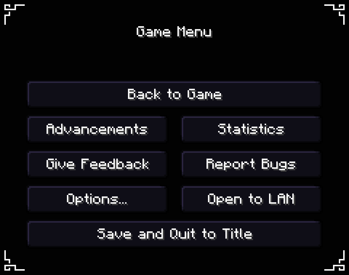 Pause Screen