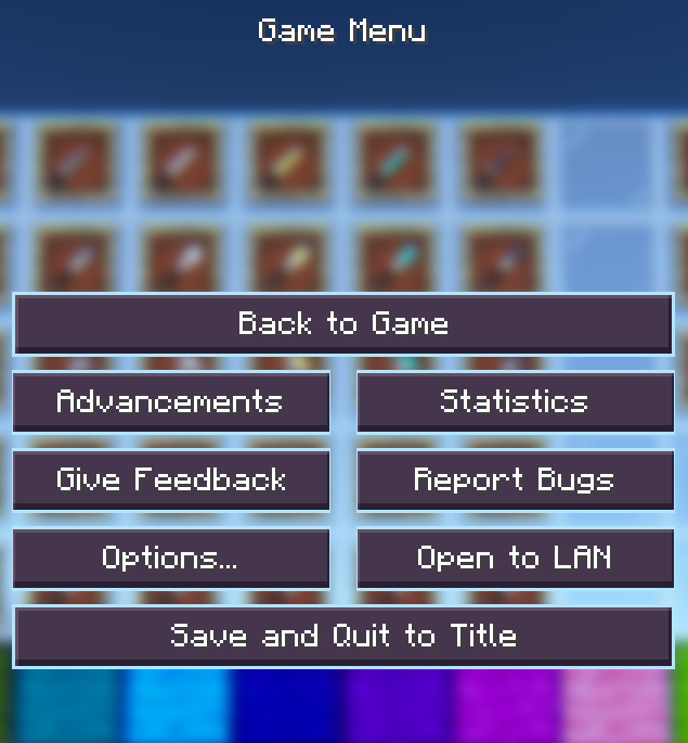 Game Menu (β1)