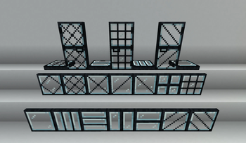 Assorted leaded glass