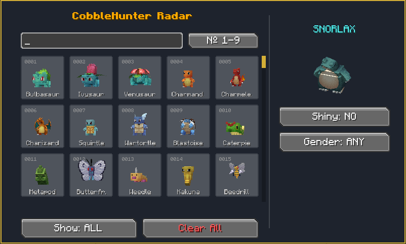 Main Menu