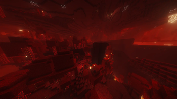Shaded Crimson forest